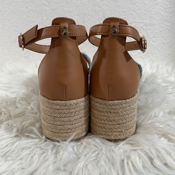 SAM AND LIBBY Women's Colbie Wedge Sandal Size 7 NEW - Picture 6 of 16